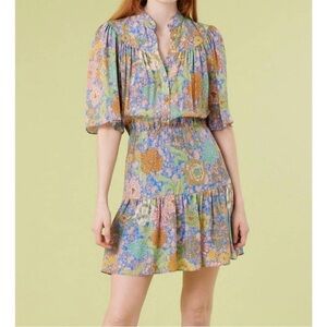 GILNER FARRAR Adelyn Mini Dress in Country Road Floral Multi
